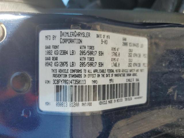 Photo 10 from auction – 2004 CHRYSLER PT CRUISER with VIN 3C8FY78G14T350113