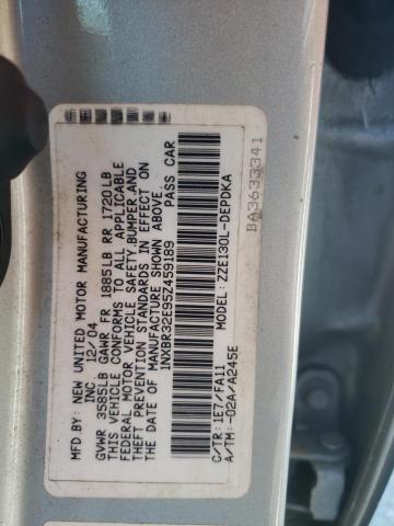 Photo 10 from auction – 2005 TOYOTA COROLLA CE with VIN 1NXBR32E95Z459189