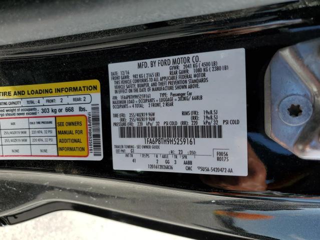 Photo 10 from auction – 2017 FORD MUSTANG with VIN 1FA6P8TH9H5259161