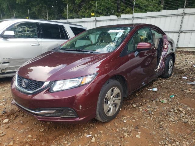 Photo 2 from auction – 2015 HONDA CIVIC LX with VIN 19XFB2F54FE083824