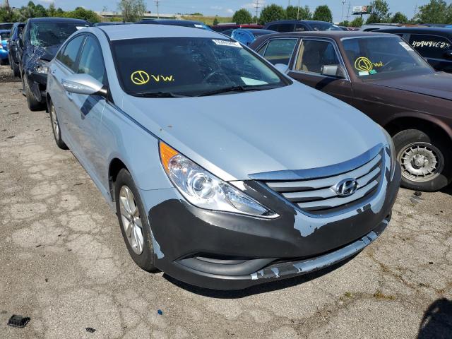 HYUNDAI SONATA GLS 2014 with VIN 5NPEB4AC2EH891449 - Photo from auction