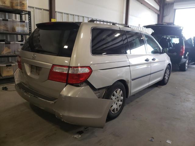 Photo 4 from auction – 2007 HONDA ODYSSEY LX with VIN 5FNRL38267B025860