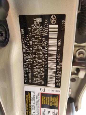 Photo 10 from auction – 2015 TOYOTA CAMRY LE with VIN 4T4BF1FK4FR493075