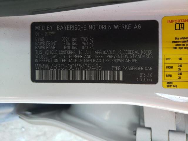 Photo 10 from auction – 2012 MINI COOPER COU with VIN WMWZB3C53CWM05486
