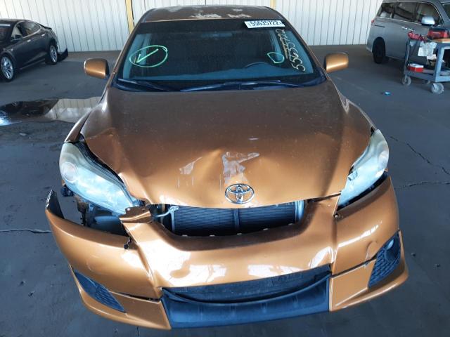 Photo 9 from auction – 2009 TOYOTA COROLLA MA with VIN 2T1GE40E69C003927