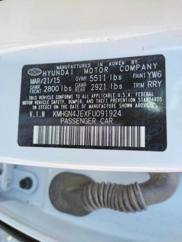 Photo 10 from auction – 2015 HYUNDAI GENESIS 3. with VIN KMHGN4JEXFU091924