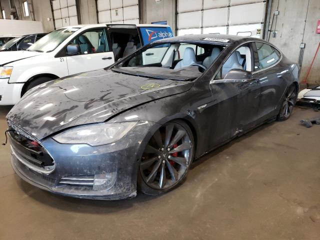 Photo 2 from auction – 2015 TESLA MODEL S P8 with VIN 5YJSA1H47FF093919