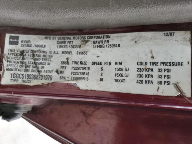 Photo 10 from auction – 2008 ISUZU I-290 with VIN 1GGCS199388701979