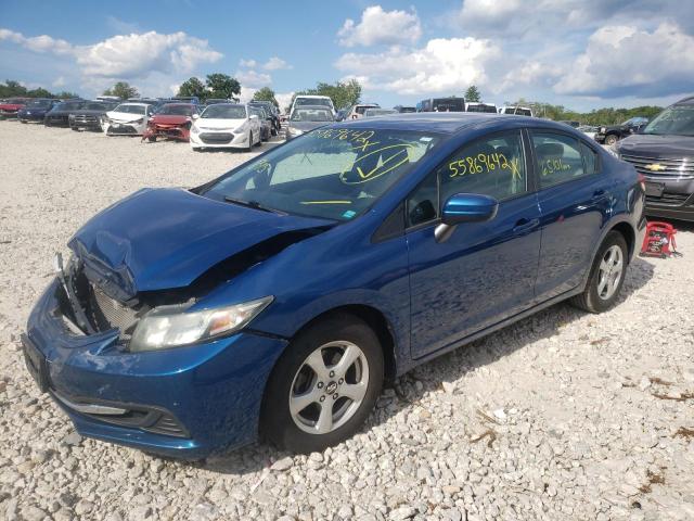 Photo 2 from auction – 2014 HONDA CIVIC LX with VIN 2HGFB2F55EH556683