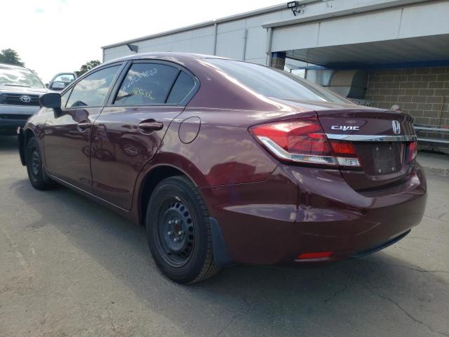 Photo 3 from auction – 2014 HONDA CIVIC LX with VIN 19XFB2F57EE075263