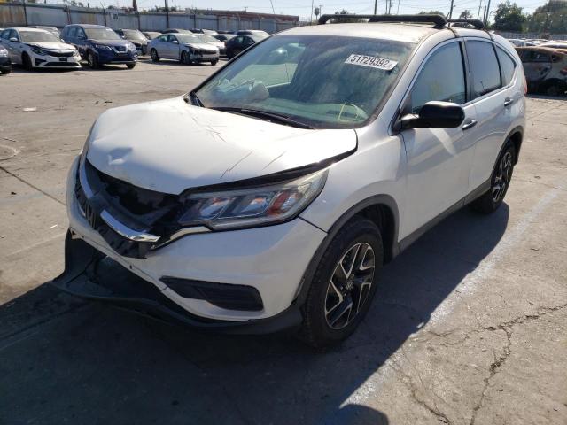 Photo 2 from auction – 2016 HONDA CR-V SE with VIN 5J6RM3H44GL021988