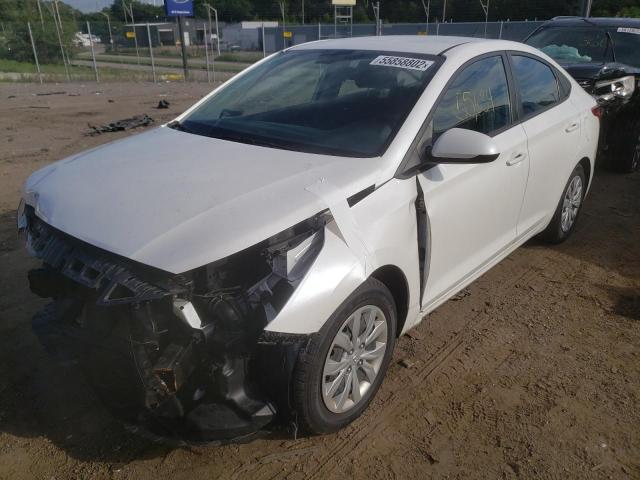 Photo 2 from auction – 2020 HYUNDAI ACCENT SE with VIN 3KPC24A64LE109574