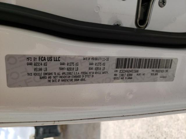 Photo 10 from auction – 2017 DODGE CHARGER SX with VIN 2C3CDXHG2HH515606