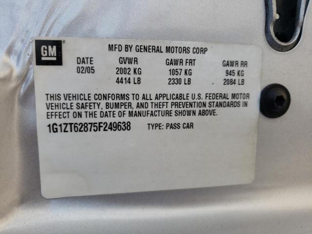 Photo 10 from auction – 2005 CHEVROLET MALIBU MAX with VIN 1G1ZT62875F249638