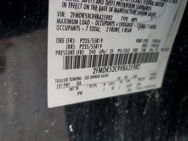 Photo 10 from auction – 2009 FORD FLEX LIMIT with VIN 2FMDK53C99BA35982