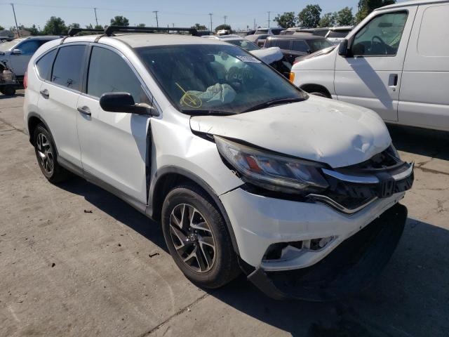 HONDA CR-V SE 2016 with VIN 5J6RM3H44GL021988 - Photo from auction