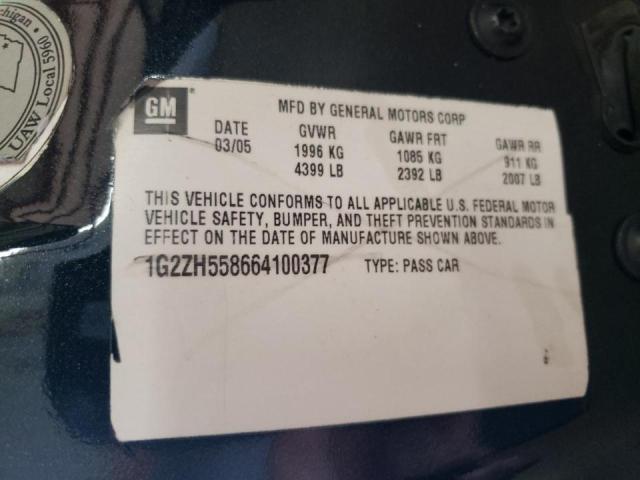 Photo 10 from auction – 2009 PONTIAC G6 with VIN 1G2ZG57B794150446