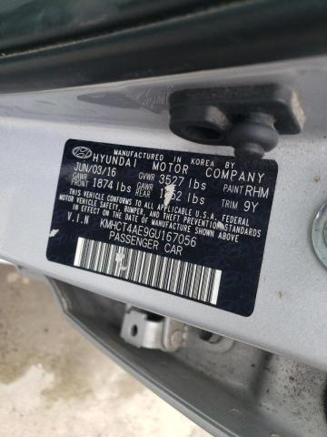 Photo 10 from auction – 2016 HYUNDAI ACCENT SE with VIN KMHCT4AE9GU167056
