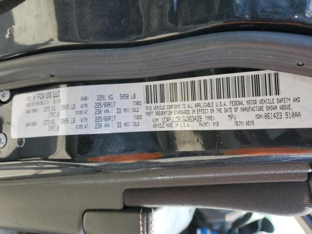Photo 10 from auction – 2016 JEEP CHEROKEE L with VIN 1C4PJLCB1GW363439