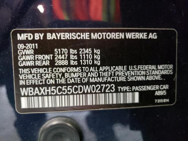 Photo 10 from auction – 2012 BMW 528 XI with VIN WBAXH5C55CDW02723