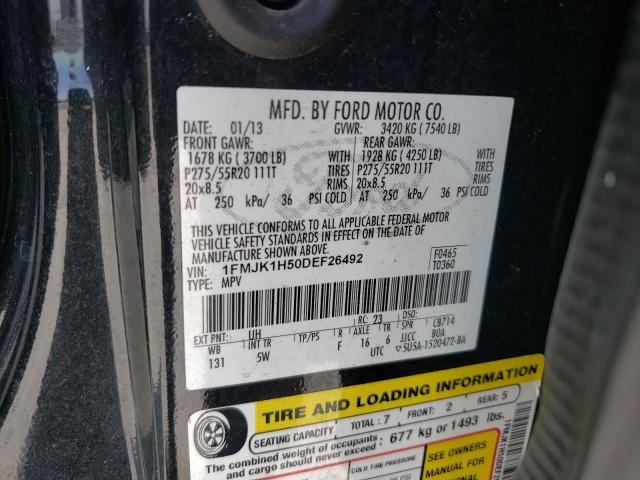 Photo 10 from auction – 2013 FORD EXPEDITION with VIN 1FMJK1H50DEF26492
