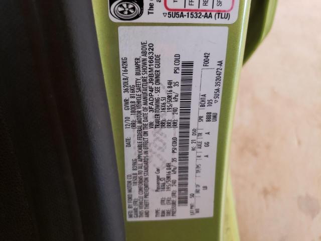 Photo 10 from auction – 2011 FORD FIESTA SES with VIN 3FADP4FJ9BM166320