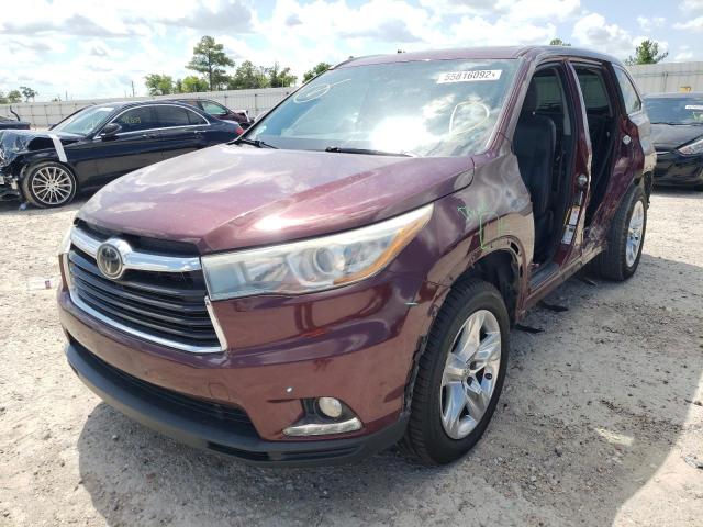 Photo 2 from auction – 2015 TOYOTA HIGHLANDER with VIN 5TDYKRFH3FS063209