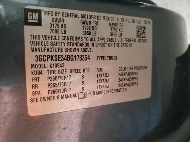 Photo 10 from auction – 2011 CHEVROLET SILVERADO with VIN 3GCPKSE34BG178354