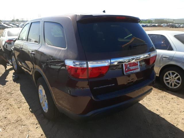 Photo 3 from auction – 2012 DODGE DURANGO SX with VIN 1C4RDHAG1CC146450