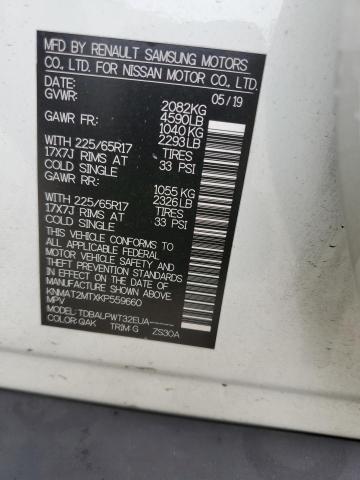 Photo 10 from auction – 2019 NISSAN ROGUE S with VIN KNMAT2MTXKP559660