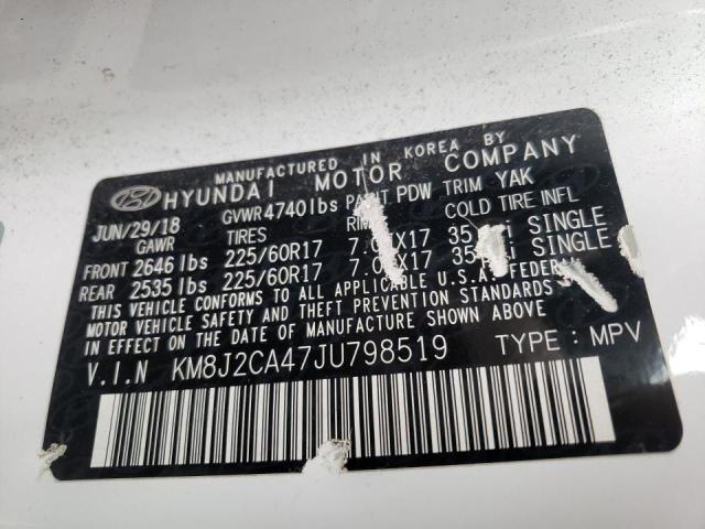 Photo 10 from auction – 2018 HYUNDAI TUCSON SE with VIN KM8J2CA47JU798519