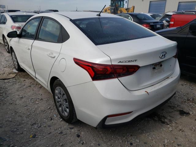 Photo 3 from auction – 2020 HYUNDAI ACCENT SE with VIN 3KPC24A65LE101631
