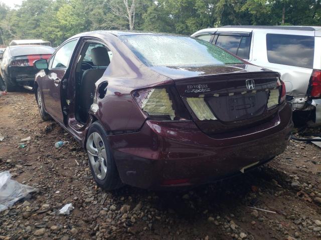 Photo 3 from auction – 2015 HONDA CIVIC LX with VIN 19XFB2F54FE083824