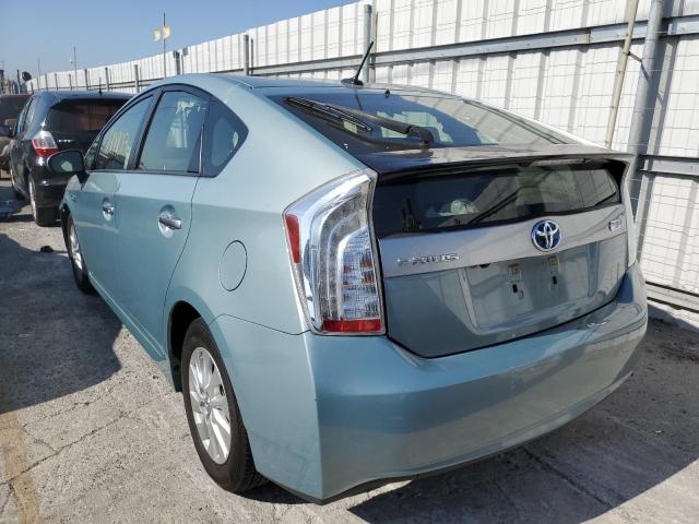 Photo 3 from auction – 2014 TOYOTA PRIUS PLUG with VIN JTDKN3DP0E3061888