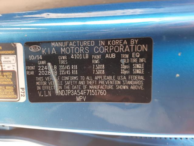 Photo 10 from auction – 2015 KIA SOUL + with VIN KNDJP3A54F7151760