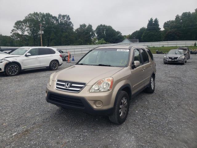 Photo 2 from auction – 2006 HONDA CR-V SE with VIN SHSRD78956U420282
