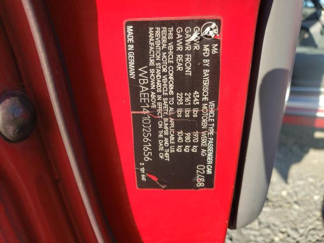 Photo 10 from auction – 1988 BMW M6 with VIN WBAEE1410J2561656