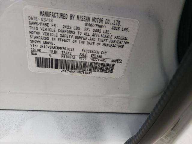 Photo 10 from auction – 2013 INFINITI G37 with VIN JN1CV6AR3DM763033