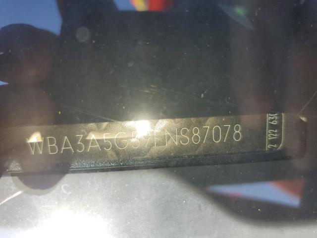 Photo 10 from auction – 2015 BMW 328 I with VIN WBA3A5G59FNS87078