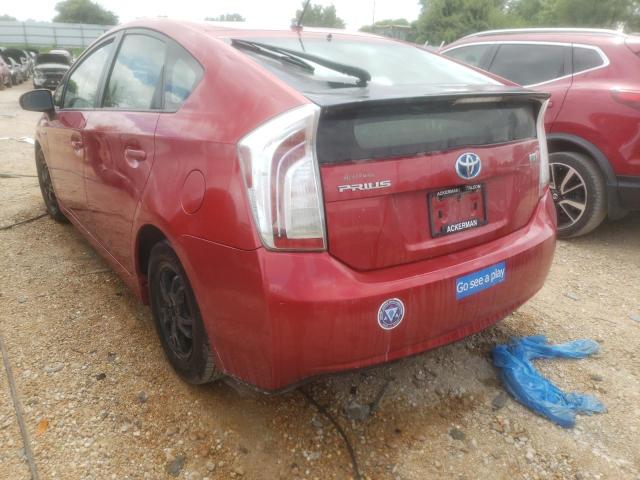 Photo 3 from auction – 2013 TOYOTA PRIUS with VIN JTDKN3DU1D1717225