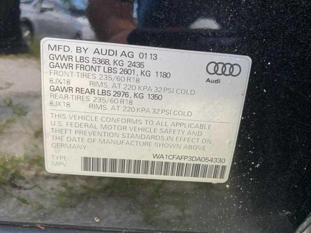 Photo 10 from auction – 2013 AUDI Q5 PREMIUM with VIN WA1CFAFP3DA054330