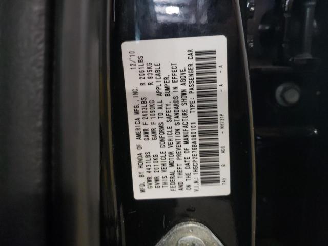 Photo 10 from auction – 2011 HONDA ACCORD EX with VIN 1HGCP2E76BA060101