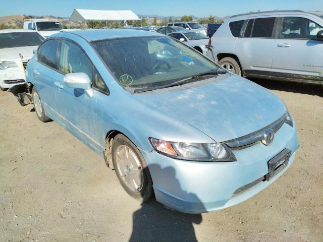 Photo 1 from auction – 2007 HONDA CIVIC HYBR with VIN JHMFA36287S016669