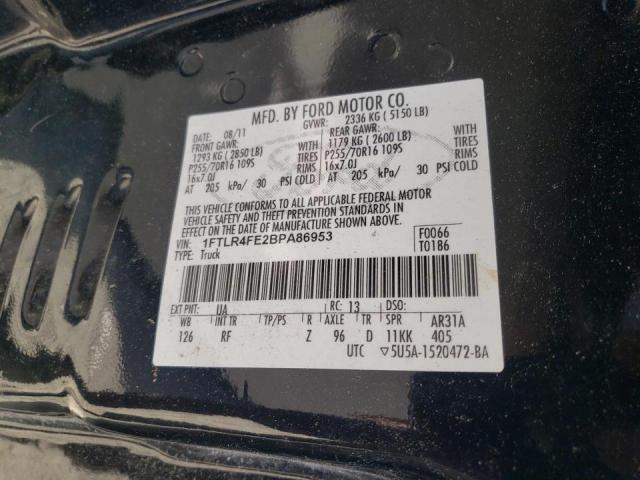 Photo 10 from auction – 2011 FORD RANGER with VIN 1FTLR4FE2BPA86953