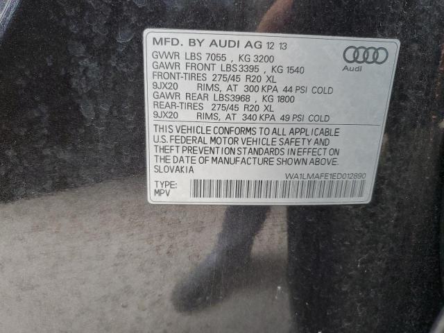 Photo 10 from auction – 2014 AUDI Q7 PREMIUM with VIN WA1LMAFE1ED012890