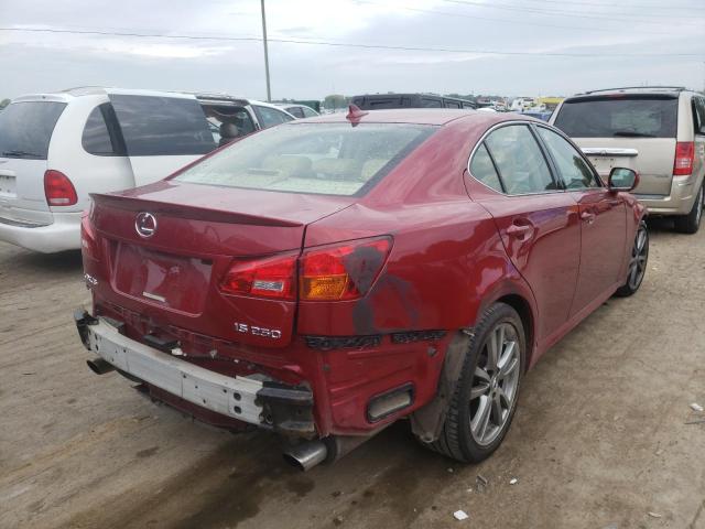 Photo 4 from auction – 2008 LEXUS IS 250 with VIN JTHBK262685065830
