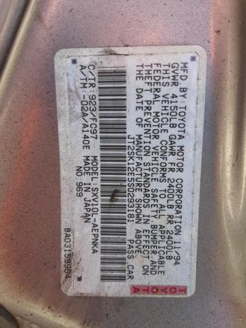 Photo 10 from auction – 1995 TOYOTA CAMRY LE with VIN JT2SK12E5S0293181