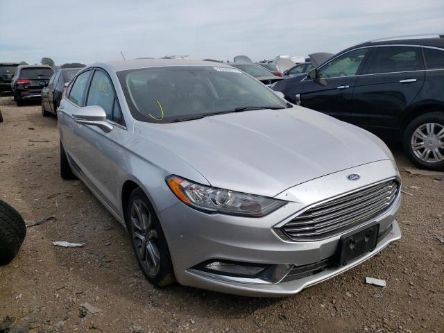 FORD FUSION SE 2017 with VIN 3FA6P0HD8HR394166 - Photo from auction
