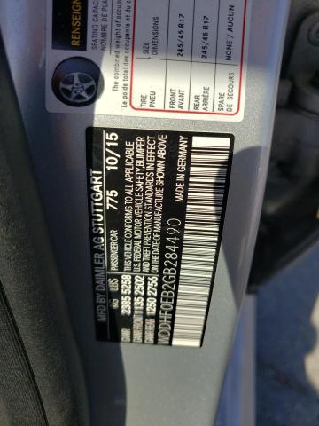 Photo 10 from auction – 2016 MERCEDES-BENZ E 250 BLUE with VIN WDDHF0EB2GB284490