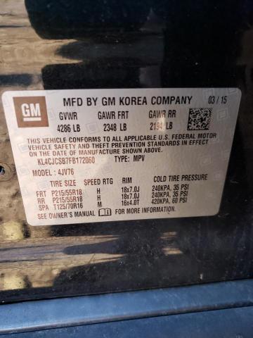Photo 10 from auction – 2015 BUICK ENCORE with VIN KL4CJCSB7FB172060